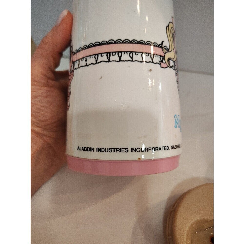 Vintage 1986 My Little Pony Aladdin Thermos for Kids Lunchbox Collectible Pink - Picture 14 of 15